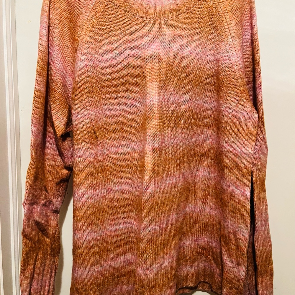 Maurices Pink and Orange Sweater